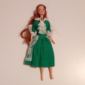 Vintage 90s Barbie Dolls Of The World Irish Barbie